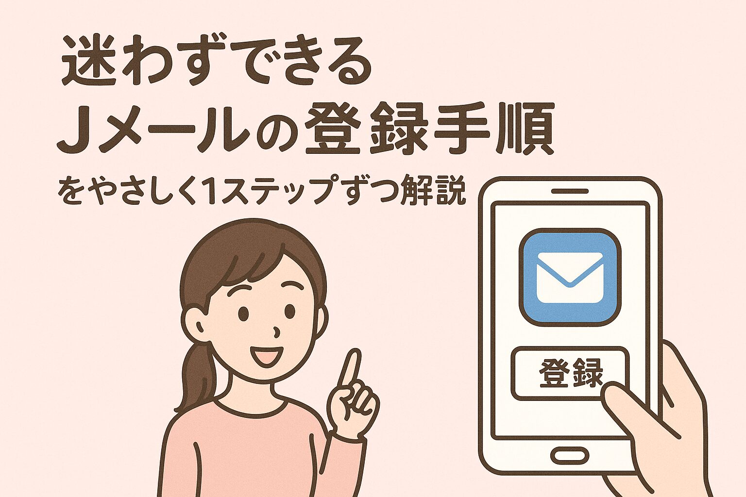 【迷わずできる】Jメールの登録手順をやさしく1ステップずつ解説